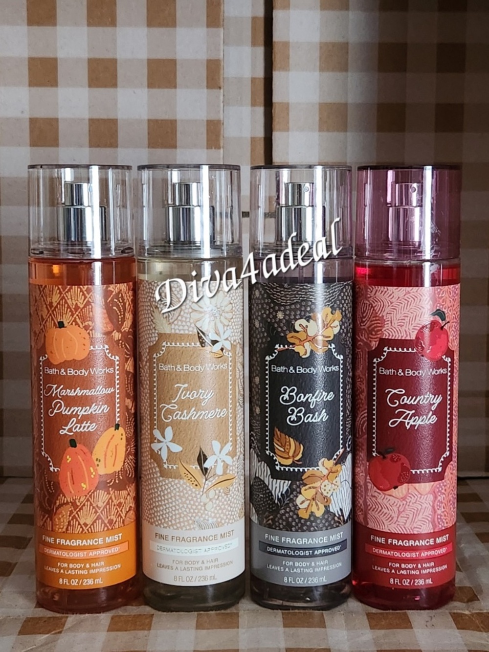 4X Bath & Body Works FALL 2026 8 FL OZ Mist Sprays